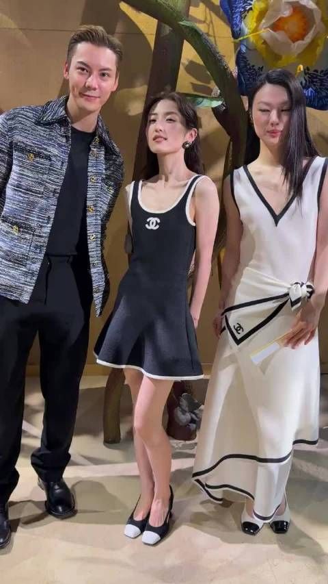 陈伟霆张子枫单依纯同框合影，最美的是陈伟霆