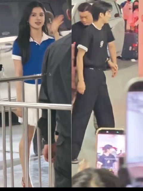 宋威龙张婧仪穿搭呼应角色，同款上衣引情侣装猜测