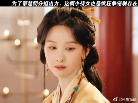 楚朝身边两个小侍女挣宠也太可爱了吧,有她两在楚朝也是幸福了