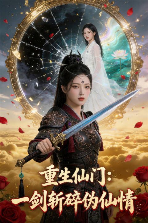短剧·重生仙门:一剑斩碎伪仙情-第10集-魔族后人钟凌前世被师尊白澈与小师妹倾颜利用,被借肚生子后惨遭夺子、废修为、毁容