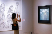 青年笔墨绘时代新象，全国大学生中国画展央美启幕