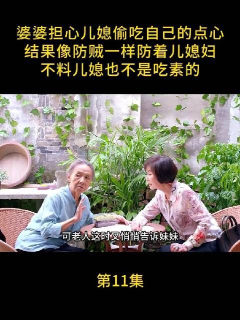 婆婆像防贼一样防着儿媳，儿媳也不是吃素的