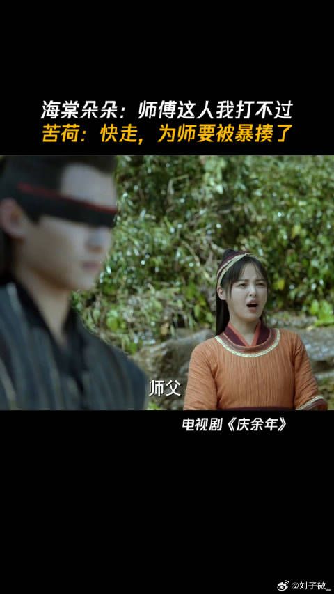 海棠朵朵 -师傅这人我打不过 苦荷 -快走,为师要被暴揍了 庆余年 微博VC计划