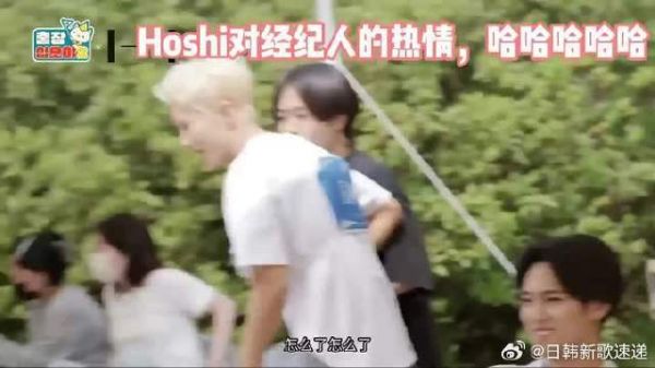 Hoshi:快上快上你最帅 经纪人:不不不,我不帅不帅 再看亿遍,哈哈哈哈哈哈