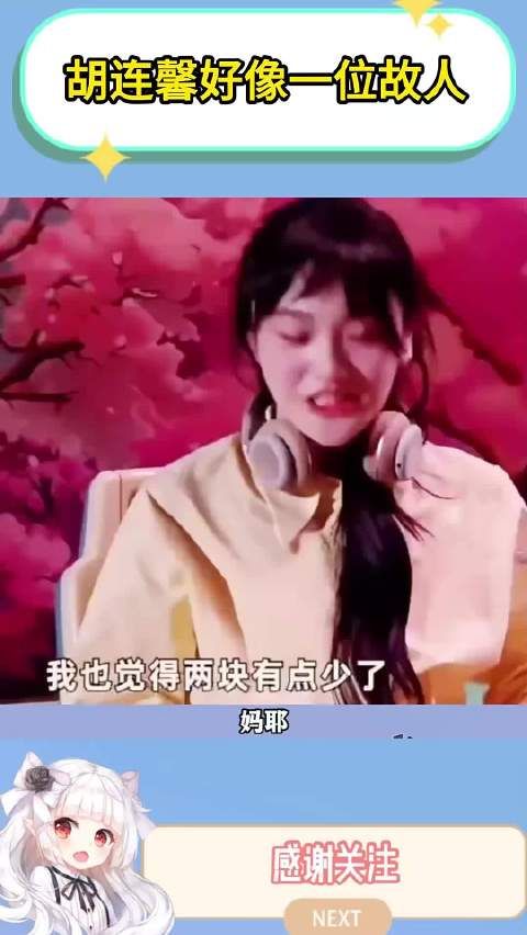 胡连馨好像一位故人