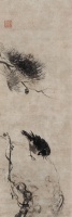 在画僧牧溪的作品里，水与墨的交融糅合堪称一绝！