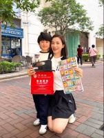 TVB最美绿叶带5岁儿子，连续三年做慈善，大病初愈后学会放过自己