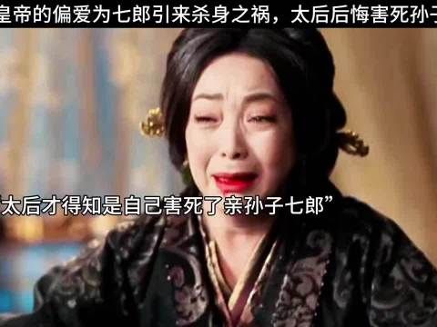皇帝的偏爱为七郎引来杀身之祸，太后后悔害死孙子