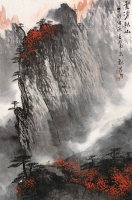 新金陵画派丨魏紫熙的山水画，笔墨凝重，气韵流动！