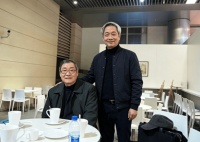 潘公凯挚友龙青渠，携潘派水墨出海交流