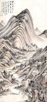 远宗董源，近师董其昌，吴中望族吴子深