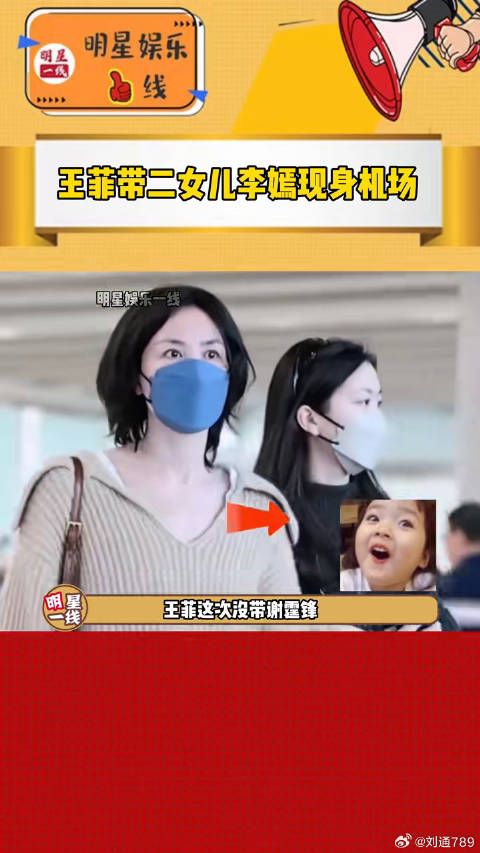 谢霆锋 ，带二女儿李亚鹏 好像！