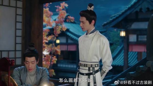 江心白帮颜南行画画，画的竟是颜南星原貌，真是太好看了