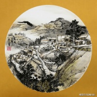 林浩锦山水写生作品赏析： 一纸丹青观世壤 ，千重丘壑悟尘心