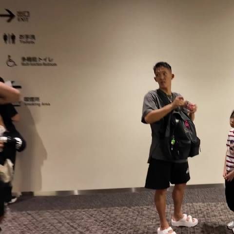 这一幕似曾相识，刘梦阳赛前偶遇野杁正明！