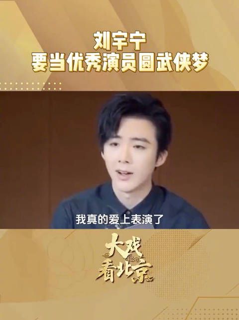 刘宇宁坦言爱上表演，立志做优秀演员，曾练武术向往古装