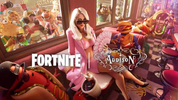 Addison Rae 联动 Fortnite / 堡垒之夜 官方宣传动画短片