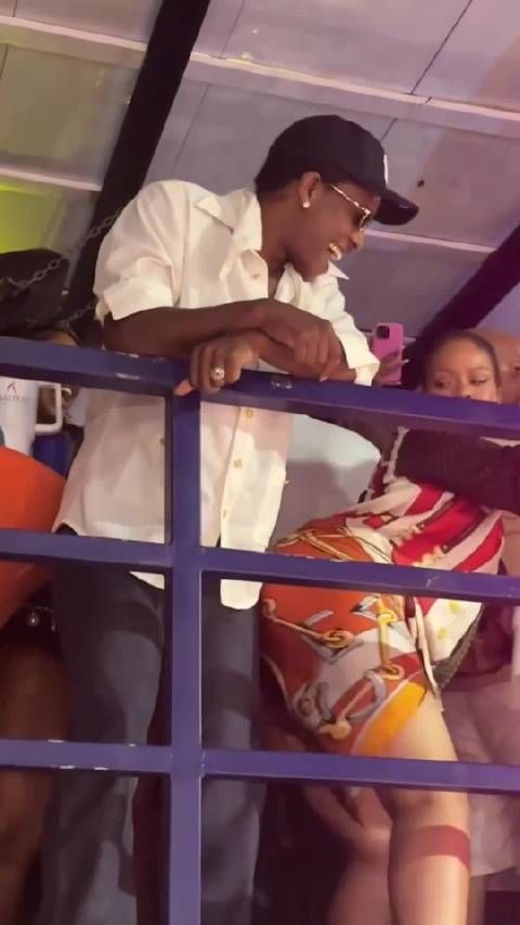 A$AP Rocky 和 Rihanna 在巴巴多斯： 好家伙