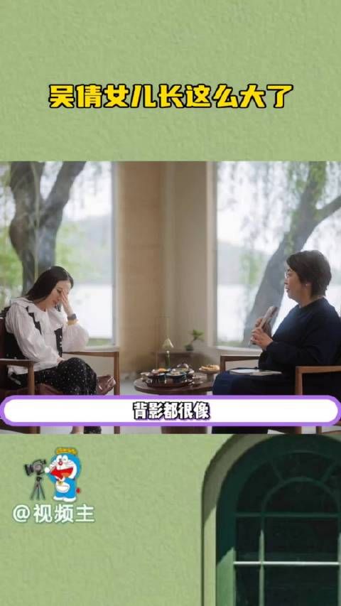 吴倩带六岁女儿逛街，身形蹿高