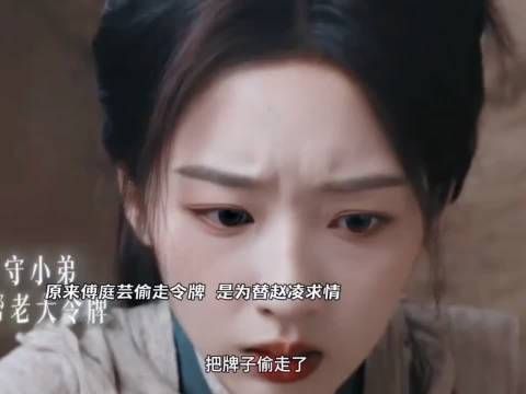 原来傅庭芸偷走令牌，是为替赵凌求情！两个小苦瓜，双向奔赴啊！