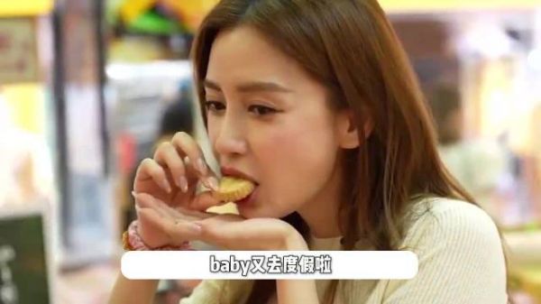 Angelababy马尔代夫游客照，状态极佳氛围感拉满