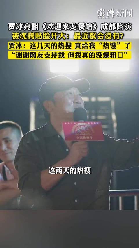 贾冰遭沈腾贴脸开大