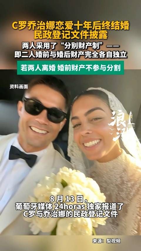 C罗乔治娜婚前婚后财产各自独立