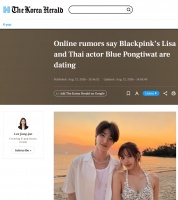 网传他是 Lisa 的新男友！比Lisa小3岁高颜值被封为“泰国车银优”！