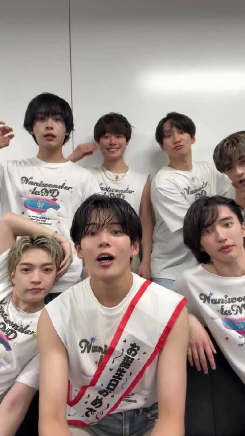 260815 なにわ男子官方SNS更新 长尾庆生 道枝相关