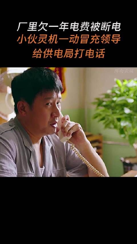 厂里欠一年电费被断电,小伙灵机一动冒充领导给供电局打电话