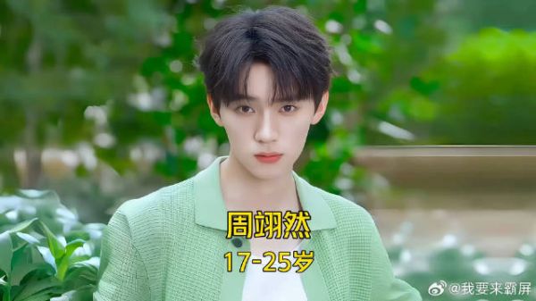优质青年演员·周翊然17-25岁颜值与演技变化！