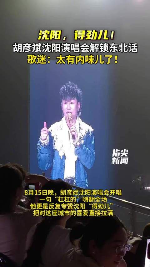 “沈阳，得劲儿！” 歌迷：太有内味儿了！