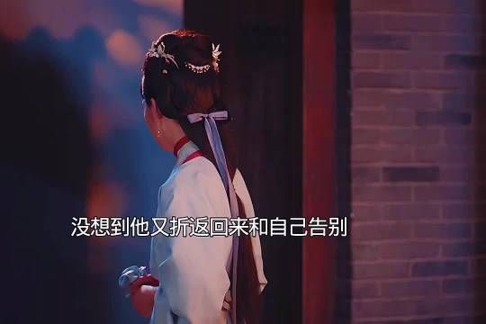 没想到他又折返回来了，只为多看她一眼