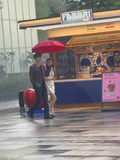 市区偶遇陈星旭《红掌》剧组