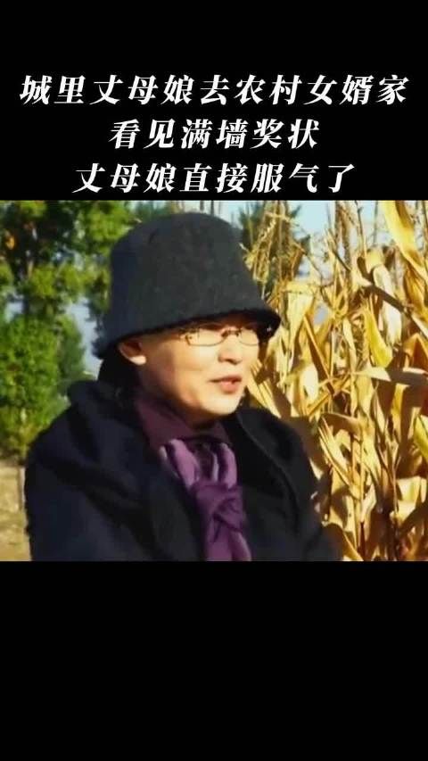 城里丈母娘去农村女婿家，看见满墙奖状丈母娘直接服气了， 倒插门