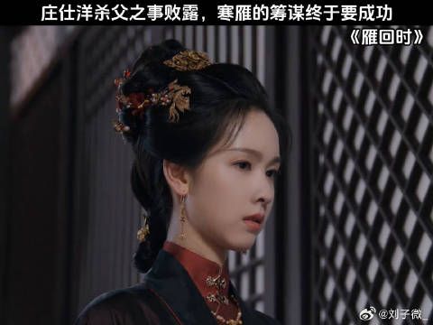 庄仕洋杀父之事败露,寒雁的筹谋终于要成功 陈都灵