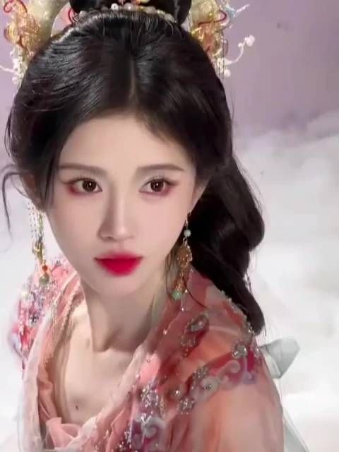 鞠婧祎神女造型，清冷与明媚完美交融