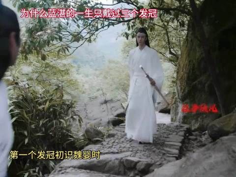 蓝湛一生仅带三个发冠因魏婴抹额认定