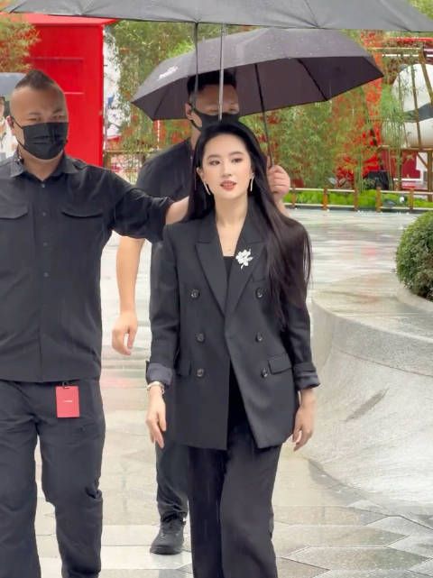 刘亦菲成都活动路透，女总裁来收购即视感！