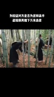为验证对方是否为武林高手，直接将其推下万米悬崖！