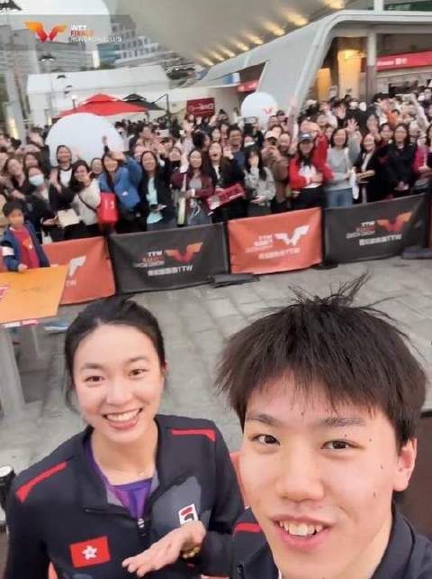 陈颢桦与吴咏琳闪耀登场，共启WTT香港总决赛2025高光时刻 WTT香港总决赛2025