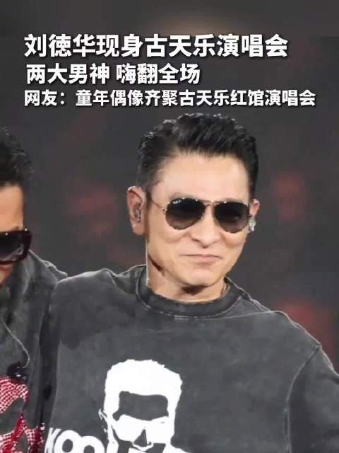刘徳华现身古天乐演唱会