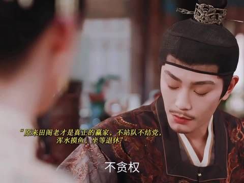 原来田阁老才是真正的赢家，不站队不结党，浑水摸鱼，坐等退休