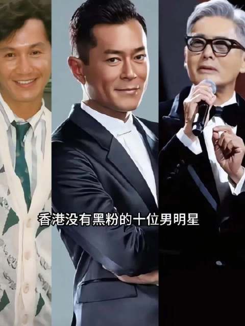 香港没有黑粉的十位男明星，你最喜欢哪一位呢？