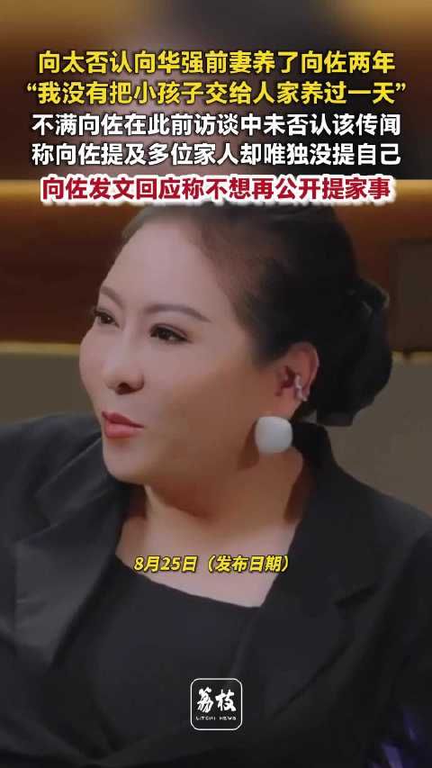 向佐喊话向太不想再提家事向太说不会内耗轮到向佐内耗了