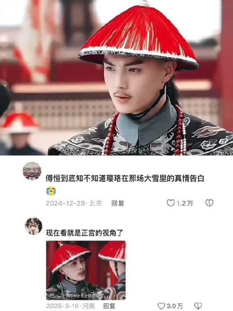 那场大雪，魏璎珞走遍东西六宫，也不愿否认自己爱过傅恒