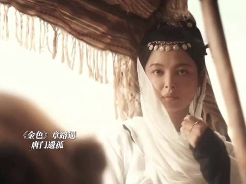 辛芷蕾两小时发72张剧照，宣传新剧金色