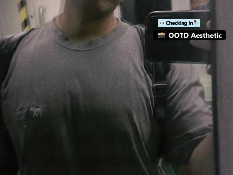 OOTD Aesthetic｜周3️⃣练了背 我对人生很失望.