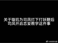 璇玑是从什么时候开始接受司凤的恋爱教学的呢