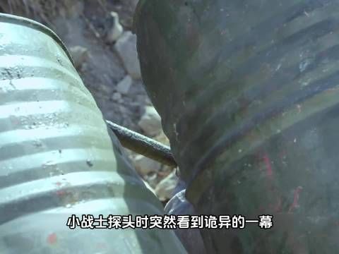 敌人用新进的炮炮轰八路阵地，却不料遭到战士们的偷袭